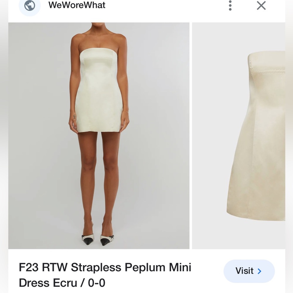WeWoreWhat mini dress